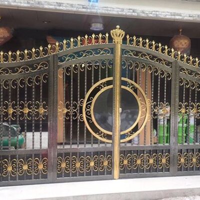 Cửa cổng sắt inox đẹp