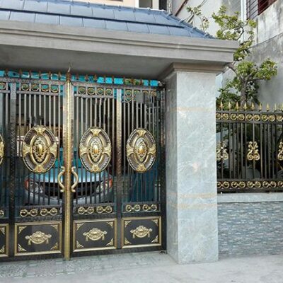 Cửa cổng sắt inox đẹp