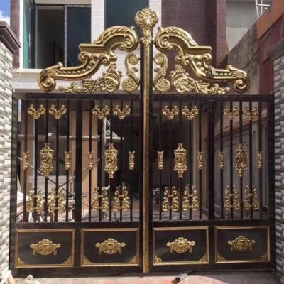 Cửa cổng sắt inox đẹp