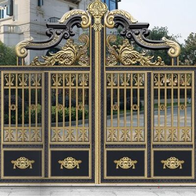 Cửa cổng sắt inox đẹp