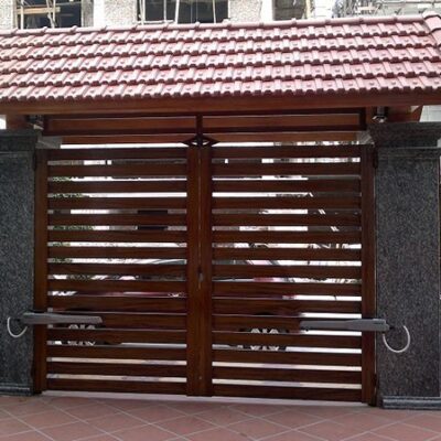 Cửa cổng sắt inox đẹp