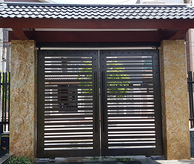 Cửa cổng sắt inox đẹp