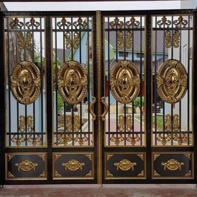 Cửa cổng sắt inox đẹp