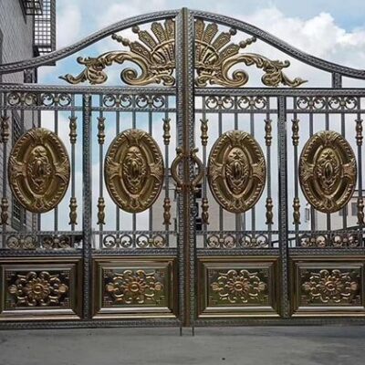 Cửa cổng sắt inox đẹp