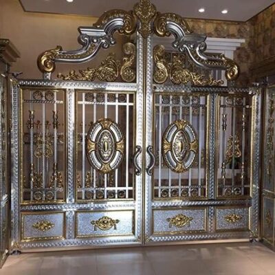 Cửa cổng sắt inox đẹp