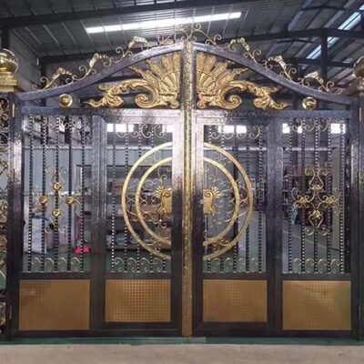 Cửa cổng sắt inox đẹp