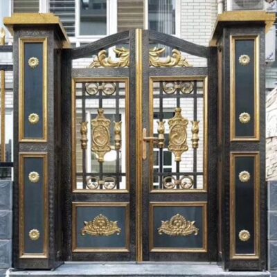 Cửa cổng sắt inox đẹp