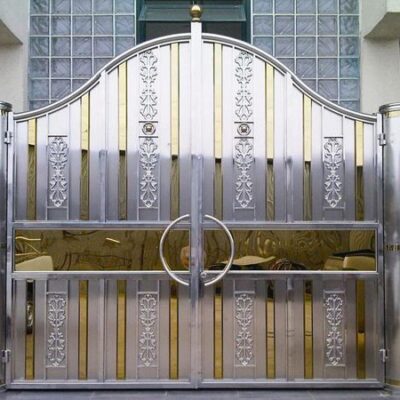 Cửa cổng sắt inox đẹp