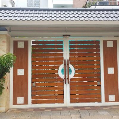 Cửa cổng sắt inox đẹp