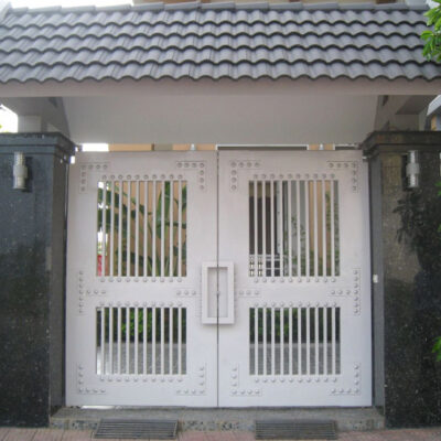 Cửa cổng sắt inox đẹp