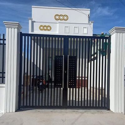 Cửa cổng sắt inox đẹp
