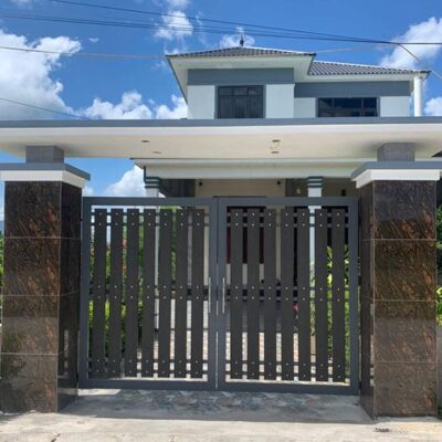 Cửa cổng sắt inox đẹp