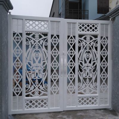 Cửa cổng sắt inox đẹp