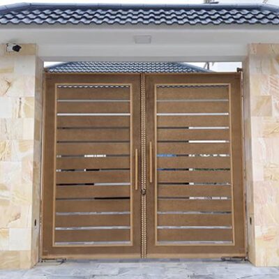 Cửa cổng sắt inox đẹp