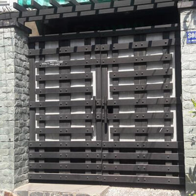 Cửa cổng sắt inox đẹp