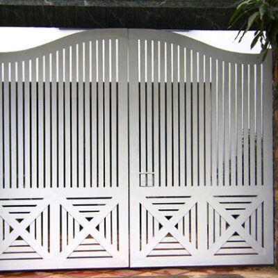 Cửa cổng sắt inox đẹp