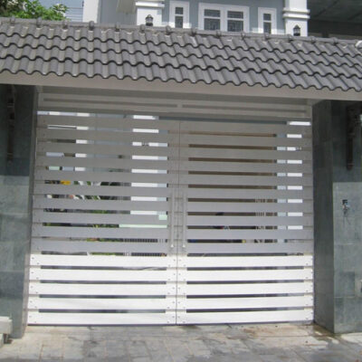 Cửa cổng sắt inox đẹp
