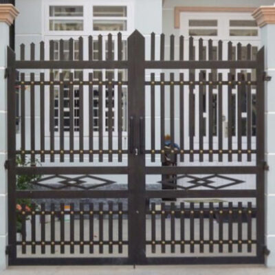 Cửa cổng sắt inox đẹp