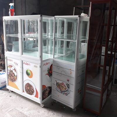 Inox nhôm kính bếp
