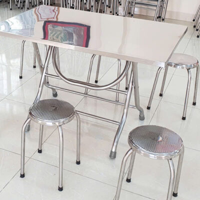 Bàn ghế inox